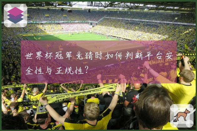 世界杯冠军竞猜时如何判断平台安全性与正规性？