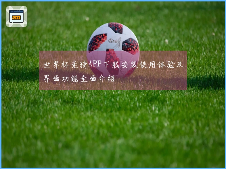 世界杯竞猜APP下载安装使用体验及界面功能全面介绍